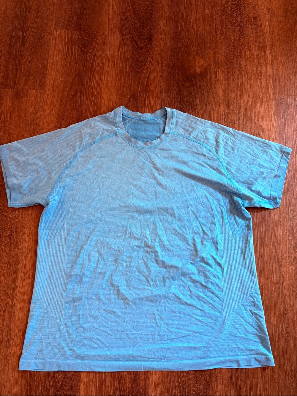 Lululemon Metal Vent Tech 2.0 Tee Men XL Aqua Limitless Athletic Running GUC
